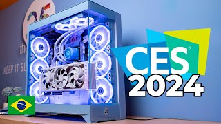 Novas cores ventoinhas magnéticas e muito mais Thermaltake na CES 2024 [upl. by Trembly]