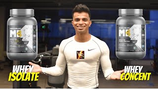 WHEY ISOLATE Vs WHEY CONCENTRATE  BEST FORM OF WHEY PROTEIN [upl. by Miculek887]