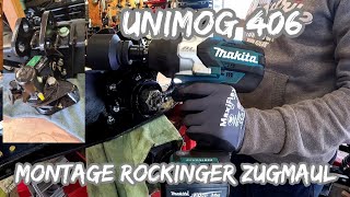 Einbau des Rockinger Zugmaul 227 nach der Überholung  How to make Pulling mouth Unimog 406 [upl. by Viguerie]