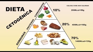 Dieta Cetogênica Divisão de macronutrientes [upl. by Etheline669]