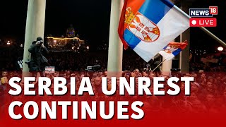 Thousands Gather In Belgrade To Protest Serbian Election Demand Annulment  Serbia News LIVE  N18L [upl. by Ysiad897]