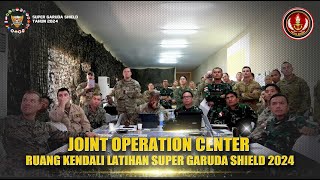 Joint Operation Center Ruang Kendali Latihan Super Garuda Shield 2024 [upl. by Philander966]