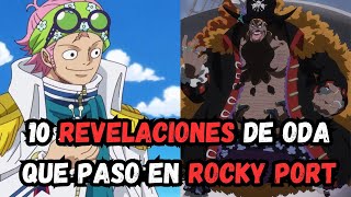 Que paso en Rocky Port  10 Revelaciones de Oda sobre One Piece [upl. by Annaoy]