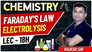 L18H  Faraday’s Law of Electrolysis iit neet electrochemistry optimumchemistryclasses [upl. by Bea]