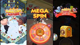 Amazing partners Event Gameplay Rewards Mega spin Monopoly Go amazing partners monopolygo [upl. by Inig318]