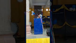 teachers day speech  Kiddys corner school Gwalior [upl. by Valerle]