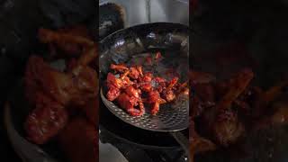 Chicken Lollipop Dry 😋😋food food making frying [upl. by Gravante]