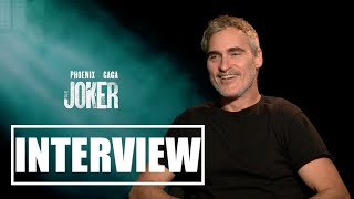 Joaquin Phoenix Interview  JOKER FOLIE a DEUX Working with Lady Gaga and Family Music [upl. by Linden852]