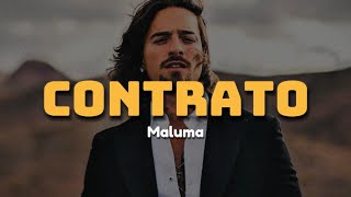 Maluma  Contrato Letra [upl. by Guimond837]