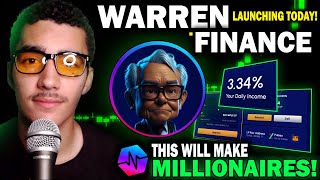 MAKE 2 DAILY w Warren Finance  on PULSECHAIN LAUNCHING TODAY [upl. by Demb]