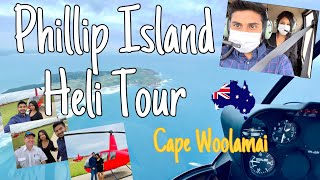 Philip Island Scenic Heli Tour Cape Woolamai [upl. by Urbanus]