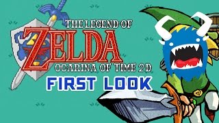 Legend of Zelda Ocarina of Time  2D quotDemakequot  First Look [upl. by Hercule211]