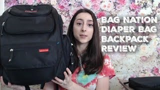 BabbleRoo Diaper Bag Review [upl. by Hannon]