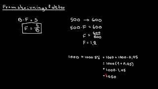 Fremskrivningsfaktor [upl. by Amal]