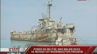 Pondo ng militar mas malaki dahil sa revised AFP modernization program [upl. by Howarth978]