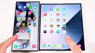 Galaxy S24 Ultra vs Galaxy Z Fold 6 Speed Test [upl. by Aicnarf]