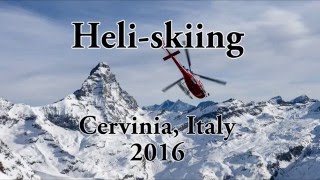 Cervinia Heliski 2016 [upl. by Yatnuhs]