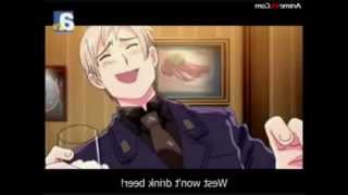 Hetalia Prussias Awesome Laugh in slow motion [upl. by Brien]