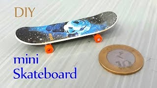 How to make a mini Skateboard  amazing idea  Mera Diy [upl. by Stenger]