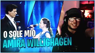 Amira Willighagen amp Patrizio Buanne  O Sole Mio REACTION VIDEO [upl. by Salokkin]