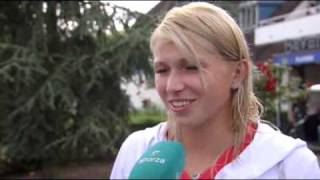 Interview Michaëlla Krajicek Rosmalen 2009 [upl. by Airemaj232]