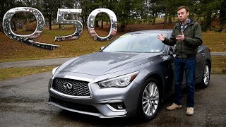 Review 2019 Infiniti Q50 30t AWD  Best Used Luxury Sport Sedan Value [upl. by Otsedom]