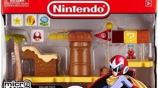 World of Nintendo Micro Land Deluxe Pack Layer Cake Desert Super Mario Review [upl. by Berri]