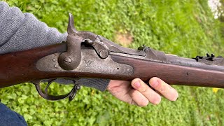 1873 ￼Springfield trapdoor rifle [upl. by Airtap]