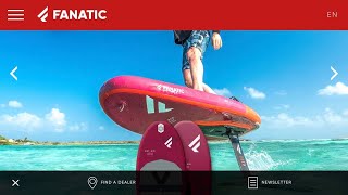 Fanatic Premium Sky Air inflatable Wing Foil Board Review [upl. by Aneda]