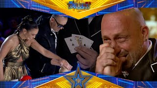 Risto SE INVENTA un TRUCO y EL MAGO gana el PASE DE ORO  Audiciones 2  Got Talent España 2022 [upl. by Kelam]