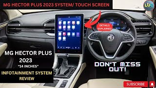 New MG Hector All Details  MG Hector Infotainment System Fully Explained [upl. by Zilevi]