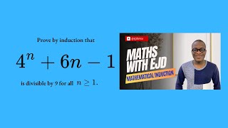 8 Proof of the divisibility of 4n6n1 by 9 [upl. by Donovan]