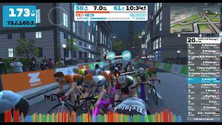 Zwift 2024 02 26 Crit Racing Bell Lap C [upl. by Templer72]