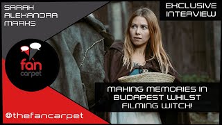 EXCLUSIVE Interview Sarah Alexandra Marks  Witch The Fan Carpet [upl. by Feliza]