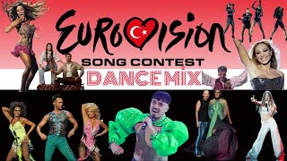 EUROVİSİON SONG CONTEST DANCE MİX esc music eurovisionperformances dancemixsong [upl. by Mosier]