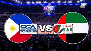 STRONG GROUP ATHLETICS VS UAE NATIONAL TEAM dubai international basketball championship 2024 [upl. by Elcin]