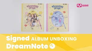 Mwave shop Unboxing DreamNote Secondary Page Album💿 [upl. by Liesa977]