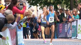 Amanal Petros hält Simon Boch in Schach  DM 10 km  Bad Liebenzell [upl. by Sualokin271]