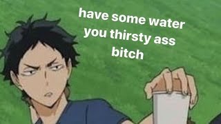 Haikyuu texts iwaoi fluff iwaizumi is a massive fvking simp [upl. by Coralyn433]