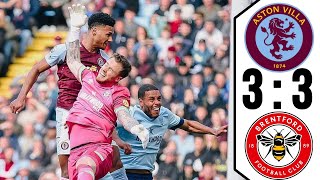 Aston Villa vs Brentford 33 Bryan Mbeumo Vorley Goal  Extended Highlights 2024 [upl. by Michaella153]