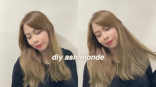 DIY ASH BLONDE AT HOME  HAIRFIX NATURAL Philippines [upl. by Kleper]