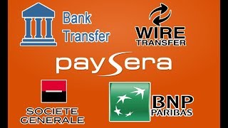 Transfert bancaire Paysera vers Société Générale SPA [upl. by Hasile]