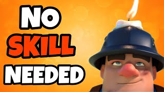 1 BEST DECK NO SKILL CLASH ROYALE [upl. by Salguod]