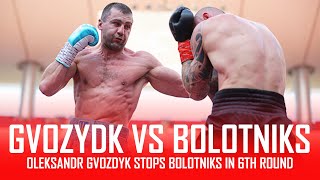 Oleksandr Gvozdyk DESTROYS Bolotniks in 6 Post Fight Review NO FOOTAGE [upl. by Kcirdnek]