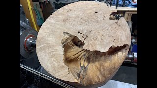 Woodturning Amazing Burl  I Broke It [upl. by Sivart]