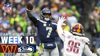 Washington Commanders vs Seattle Seahawks  2023 Week 10 Game Highlights [upl. by Mij]