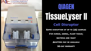 Qiagen TissueLyser II Item  1240K CELL DIS [upl. by Netsirhk]