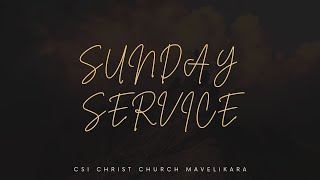 CSI Christ Church Mavelikara  27th October 2024  Live Sunday Service [upl. by Halimaj]