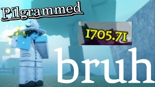 The Maimed Cudgel Damage Is Baffling  roblox Pilgrammed [upl. by Neladgam]