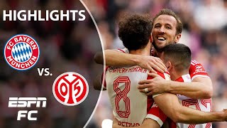 🚨 HARRY KANE HAT TRICK 🚨 Bayern Munich vs Mainz  Bundesliga Highlights  ESPN FC [upl. by Banquer]